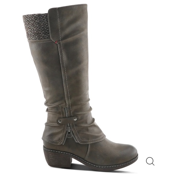 Patrizia Carly tall zip leathet boot size 9 - Picture 3 of 8